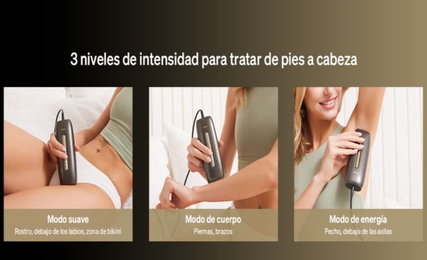 Depiladoras láser para diferentes áreas
